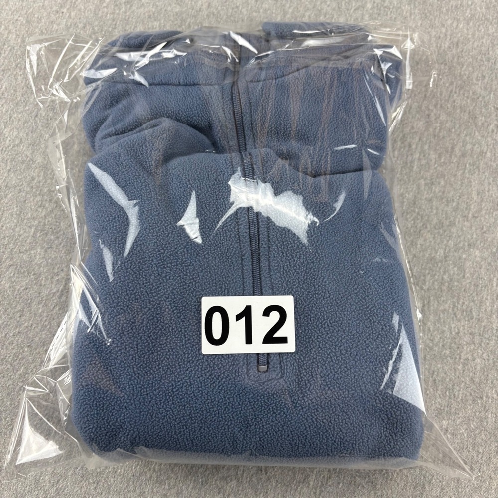 L.L.Bean Fleece Pullover Mens L Polartec Quarter Zip Blue Long‎ Sleeve Casual - Picture 12 of 12